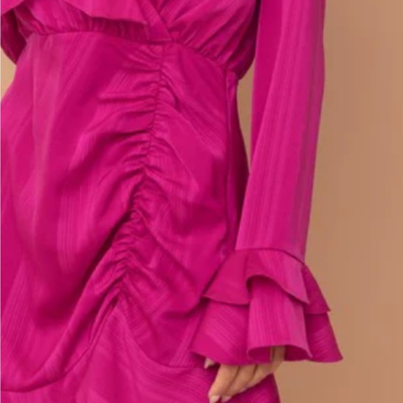 Freeme Mini Dress Fuchsia Large - Picture 4 of 4